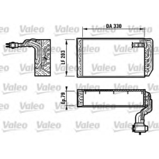 817079 VALEO Испаритель, кондиционер