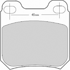 FD6287N NECTO Комплект тормозных колодок, дисковый тормоз