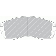 FSL789 FERODO Комплект тормозных колодок, дисковый тормоз