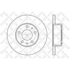 6020-9944-SX STELLOX Тормозной диск