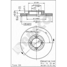 BS 7937 BRECO Тормозной диск