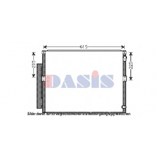212073N AKS DASIS Конденсатор, кондиционер