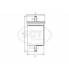 ST 308 SCT Топливный фильтр