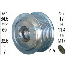 ZN5522 ERA Механизм свободного хода генератора