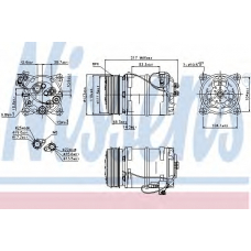 89249 NISSENS Компрессор, кондиционер