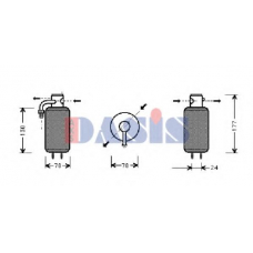 800009N AKS DASIS Осушитель, кондиционер