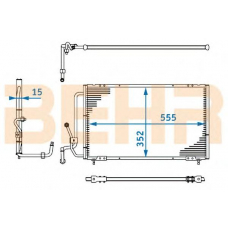 7401491 BEHR Condenser