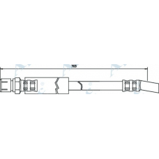 HOS3356 APEC Тормозной шланг