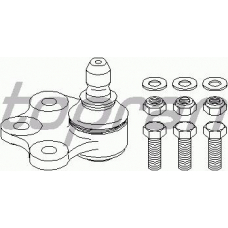 206 473 TOPRAN Несущий / направляющий шарнир