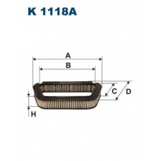 K1118A FILTRON Фильтр, воздух во внутренном пространстве