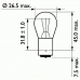 13498CP PHILIPS Лампа накаливания, фонарь указателя поворота; ламп