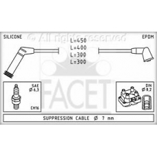 4.7235 FACET Комплект проводов зажигания