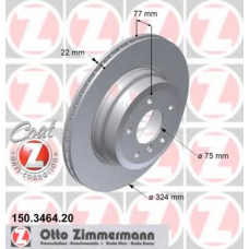 150.3464.20 ZIMMERMANN Тормозной диск