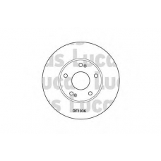 DF1036 TRW Тормозной диск