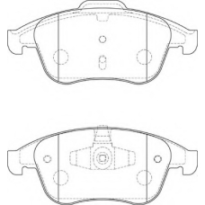 DBP354181 DURON Комплект тормозных колодок, дисковый тормоз