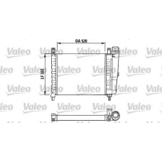 730991 VALEO Радиатор, охлаждение двигателя