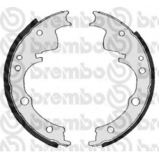 S A6 501 BREMBO Комплект тормозных колодок