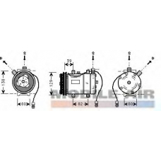 0300K009 VAN WEZEL Компрессор, кондиционер