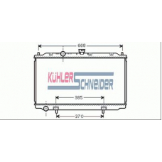 1600841 KUHLER SCHNEIDER Радиатор, охлаждение двигател