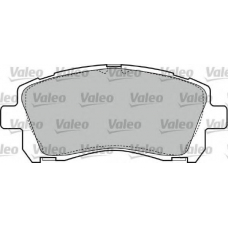 598530 VALEO Комплект тормозных колодок, дисковый тормоз