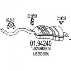 01.94240 MTS Глушитель выхлопных газов конечный