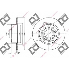 BD1325 DJ PARTS Тормозной диск