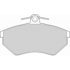 FD6401A NECTO Комплект тормозных колодок, дисковый тормоз