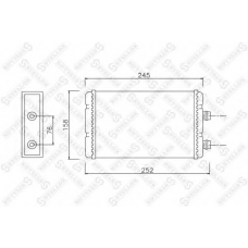 10-35118-SX STELLOX Теплообменник, отопление салона