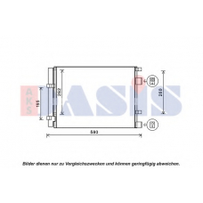 512086N AKS DASIS Конденсатор, кондиционер