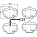 MDK0180 MINTEX Комплект тормозов, дисковый тормозной механизм