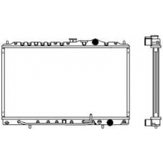 1321-0211 SAKURA  Automotive Радиатор, охлаждение двигателя