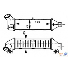 8ML 376 723-251 HELLA Интеркулер