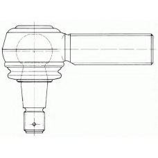 19682 01 LEMFORDER Наконечник поперечной рулевой тяги