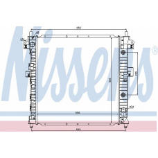 64316 NISSENS Радиатор, охлаждение двигателя