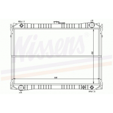 62928 NISSENS Радиатор, охлаждение двигателя