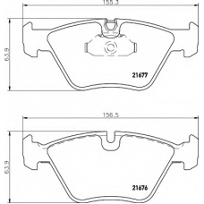 8DB 355 007-961 HELLA Комплект тормозных колодок, дисковый тормоз