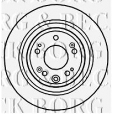 BBD4744 BORG & BECK Тормозной диск
