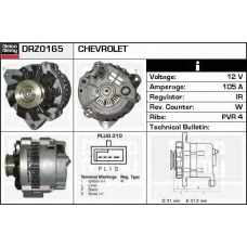 DRZ0165 DELCO REMY Генератор
