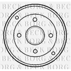 BBR7134 BORG & BECK Тормозной барабан