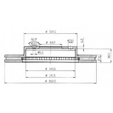 BDC4372 QUINTON HAZELL Тормозной диск