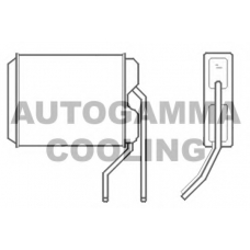102580 AUTOGAMMA Теплообменник, отопление салона