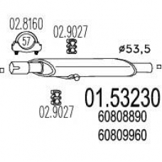 01.53230 MTS Предглушитель выхлопных газов