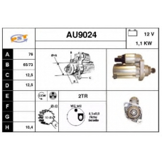 AU9024 SNRA Стартер