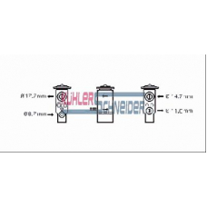 8500491 KUHLER SCHNEIDER Расширительный клапан, кондиционер