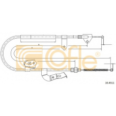 10.4511 COFLE Трос, стояночная тормозная система