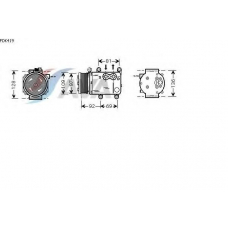 FDK419 AVA Компрессор, кондиционер