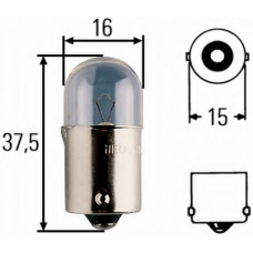 8GA 002 071-361 HELLA Лампа накаливания