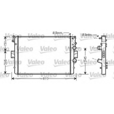 734234 VALEO Радиатор, охлаждение двигателя