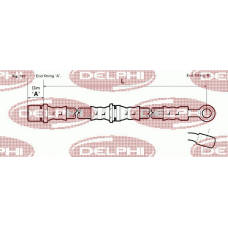 LH6082 DELPHI Тормозной шланг