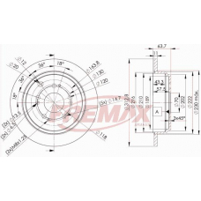 BD-4079 FREMAX Тормозной диск